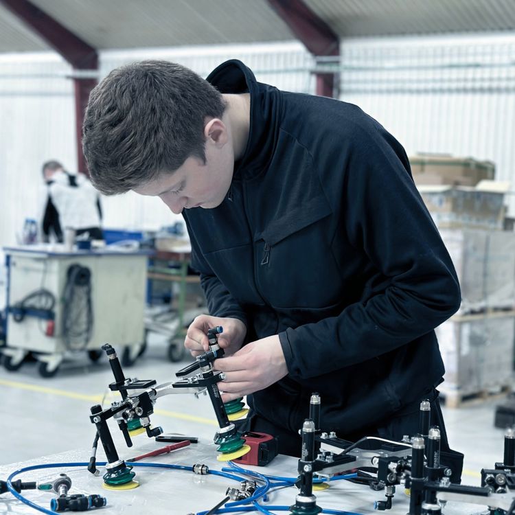 RP medarbejder produktion